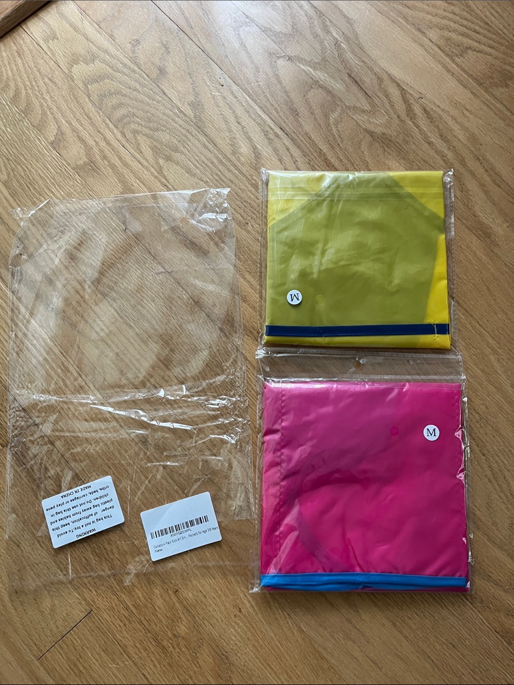 Children's Waterproof Aprons For Art Classes